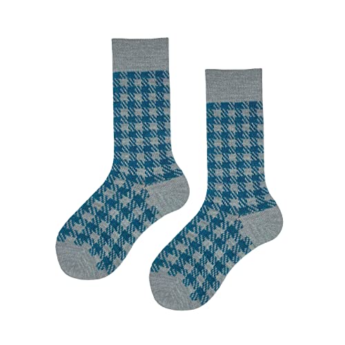 Hudson Damen Socken Glencheck Fashion Maya 0792 35/38 von Hudson