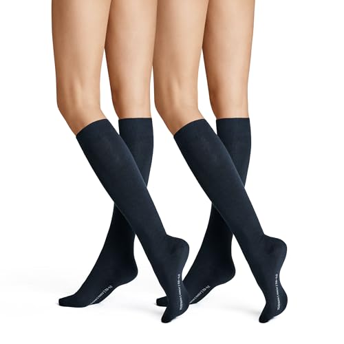 HUDSON Damen Only 2-Pack wärmend Kniestrümpfe, 100 DEN, Marine, 35/38 (2er Pack) von Hudson