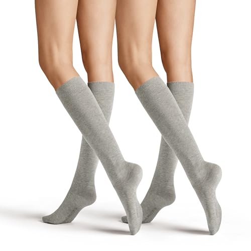 Hudson Damen Kniestrümpfe Only 2-Pack wärmend Silber 0502 39/42 von Hudson