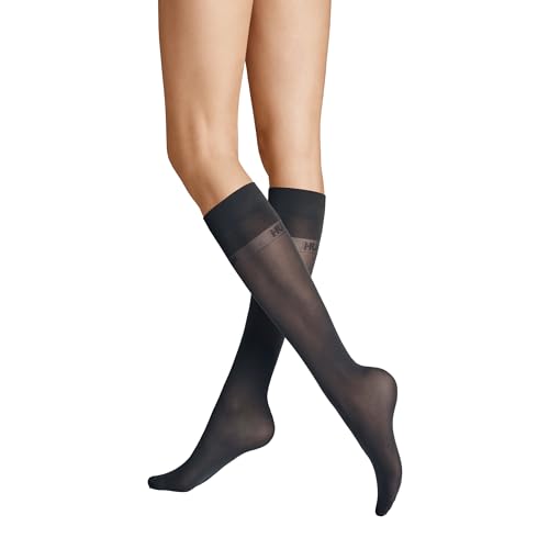 Hudson Damen Kniestrümpfe Micro 50 druckfreier Bund 50 DEN Anthrazit 0545 35-38 von Hudson
