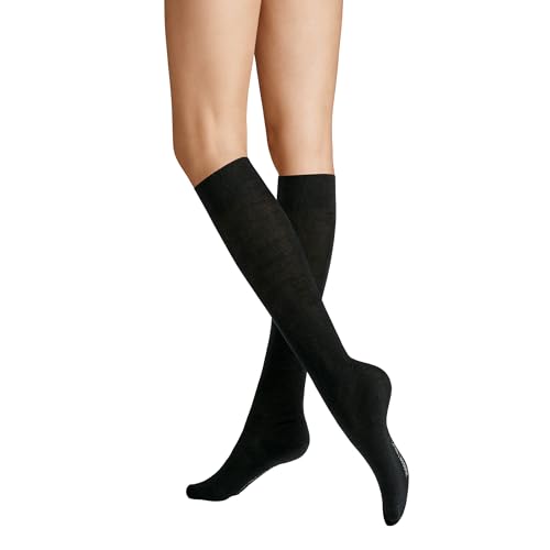 Hudson Damen Kniestrümpfe Only 2-Pack wärmend Black 0005 39-42 von Hudson