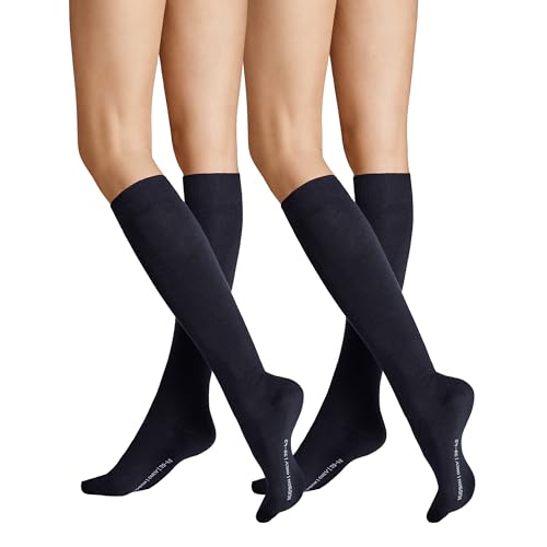 Hudson Damen Kniestrümpfe Only 2-Pack wärmend Marine 0337 35/38 von Hudson