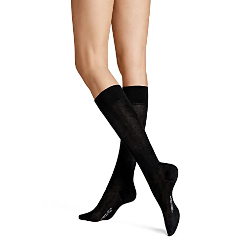 Hudson Damen Kniestrümpfe Relax Fine druckfreier Bund Black 0005 39-42 von Hudson
