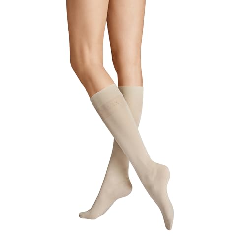 Hudson Damen Kniestrümpfe Relax Light druckfreier Bund Biber 0739 35-38 von Hudson