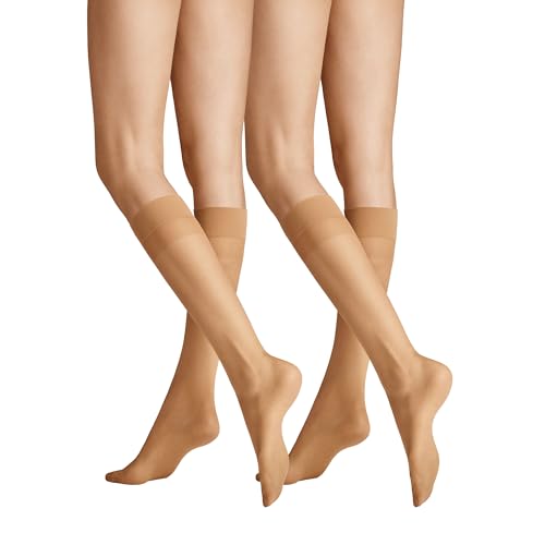 Hudson Damen Kniestrümpfe Simply 20 2-Pack druckfreier Bund Make-up 0019 39-42 Hudson Damen Kniestrümpfe Simply 20 2-Pack druckfreier Bund Make-up 0019 39-42 von Hudson