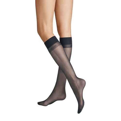 Hudson Damen Kniestrümpfe Soft Matt 20 druckfreier Bund 20 DEN Marine 0337 39-42 von Hudson