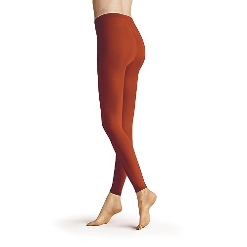 Hudson Damen Leggings Micro 50 hautfreundlich 50 DEN Rust red 0870 38/40 von Hudson