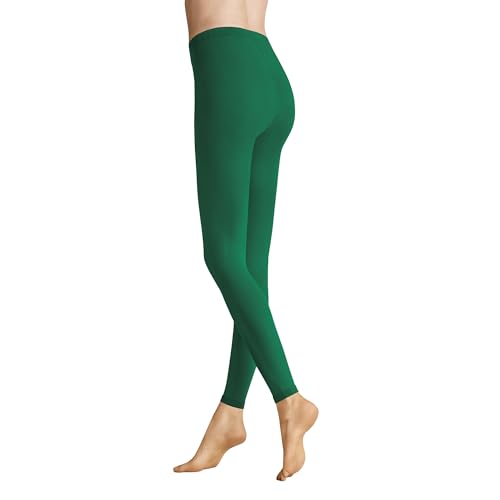 Hudson Damen Leggings Micro 50 hautfreundlich 50 DEN Leaf green 0958 42-44 von Hudson