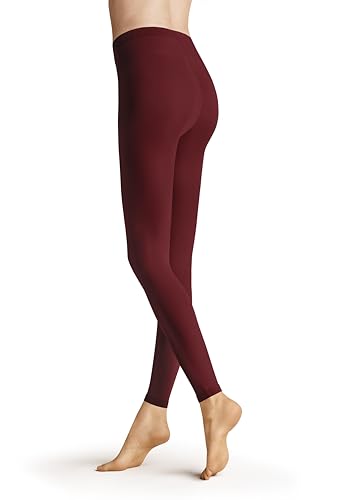 Hudson Damen Leggings Micro 50 hautfreundlich 50 DEN deep red 0540 42-44 von Hudson