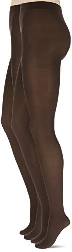 Hudson Damen Simply 40 2-Pack semi-Blickdicht matt Strumpfhose, 55 DEN, Dunkelbraun 0771, 40/42 (2er Pack) von Hudson