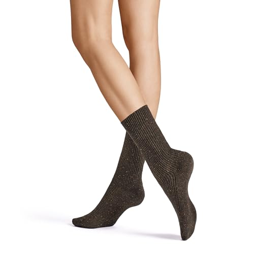 Hudson Damen Socken Winter Rib weich Brownmel. 0763 39/42 von Hudson