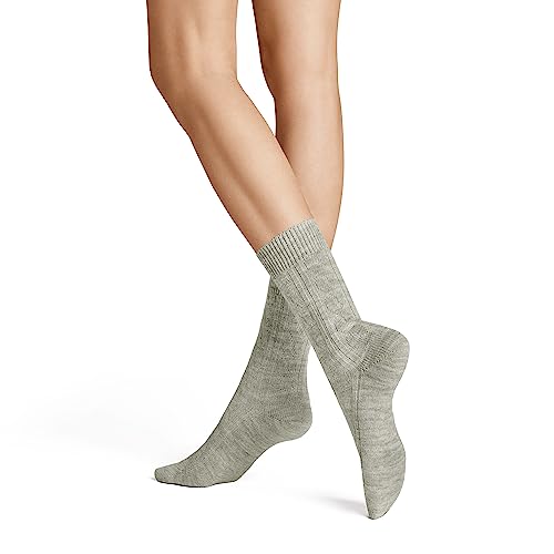 Hudson Damen Socken Winter Plait weich Silber 0502 39/42 von Hudson