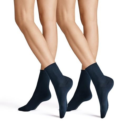 Hudson Damen Only 2-Pack Rollrand Socken, Marine 0337, 39/42 (2er Pack) von Hudson