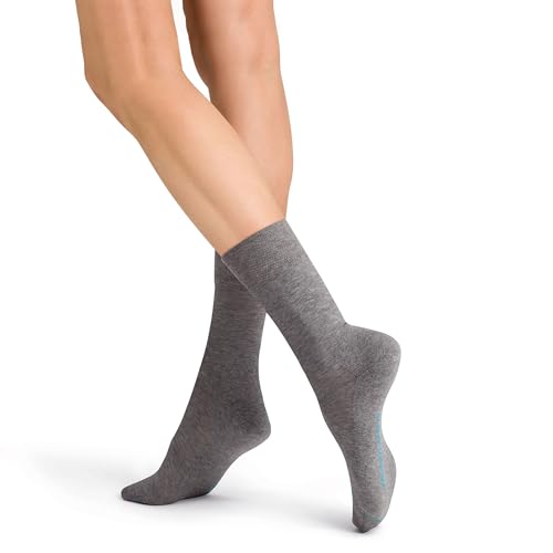 Hudson Damen Socken Air Plush anatomische Sohle Silber 0502 39-42 von Hudson