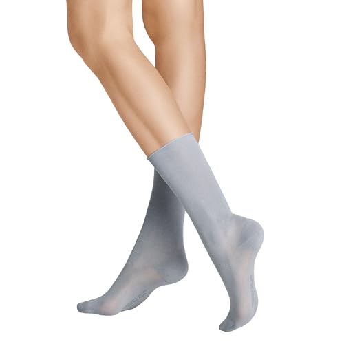 Hudson Damen Socken Relax Fine Rollrand Silber 0505 35-38 von Hudson