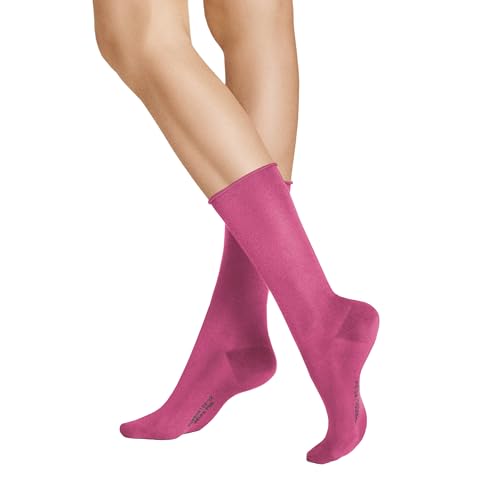 Hudson Damen Socken Relax Fine Rollrand fuxia 0109 35-38 von Hudson