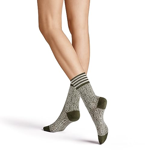 Hudson Damen Socken Tile Fashion Olive 0873 35/38 von Hudson