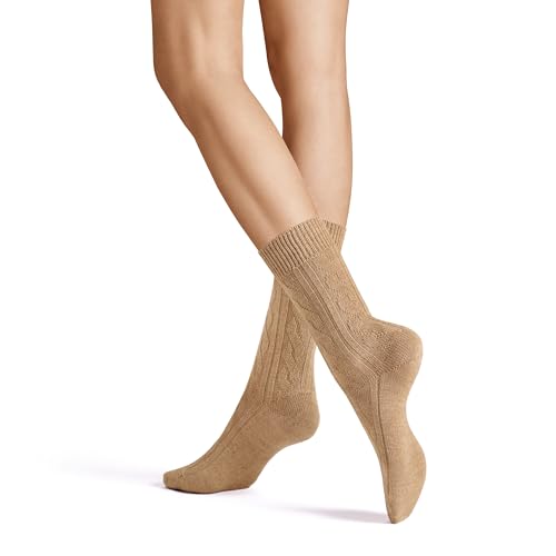 Hudson Damen Socken Winter Plait weich Beigemel. 0723 39-42 von Hudson