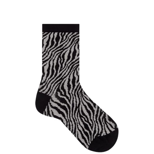 Hudson Damen Zebra Fashion Socke, Black, 39-42 von Hudson