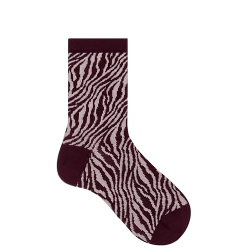 Hudson Damen Socke Zebra Fashion deep red 39-42 von Hudson