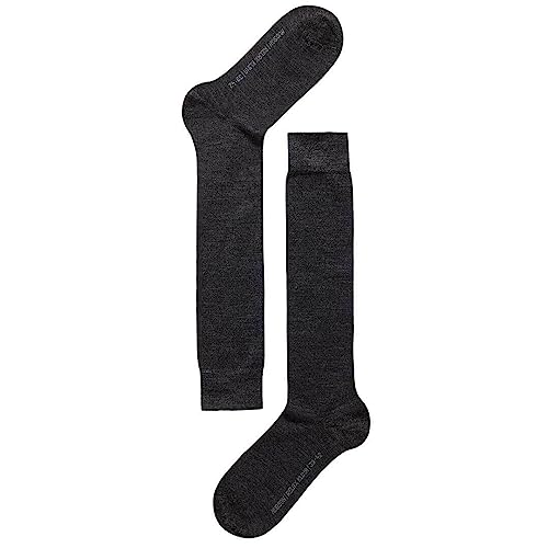 Hudson Damen Strick Kniestrümpfe, 015310 Relax Woolmix, Gr. 35/38, Grau (Marengo 0506) von Hudson