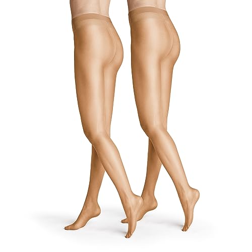 Hudson Damen Simply Shine 15 2-Pack transparent schimmernd Strumpfhose, 15 DEN, Make-up 0019, 42/44 (2er Pack) von Hudson