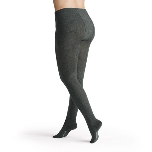 Hudson Damen Strumpfhosen Relax Montana Comfort Size wärmend Grau-mel. 0550 43-45 von Hudson