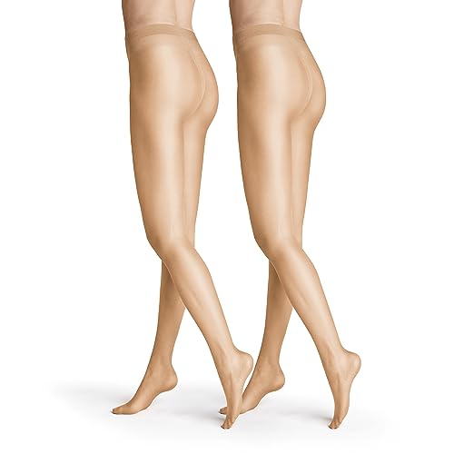 Hudson Damen Strumpfhosen Simply Shine 15 2-Pack transparent schimmernd Teint 0010 38-40 von Hudson