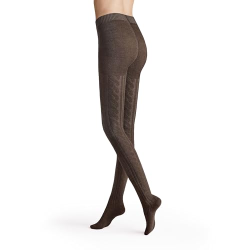 Hudson Damen Strumpfhose Winter Plait wärmend Brownmel. 0763 40/42 von Hudson