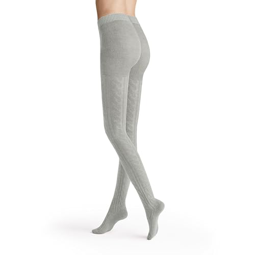 Hudson Damen Strumpfhose Winter Plait wärmend Silber 0502 44/46 von Hudson