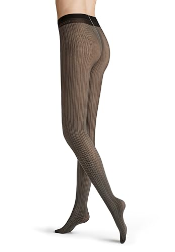 Hudson Damen Strumpfhosen Graphic Line Fashion Anthrazit 0545 42-44 von Hudson