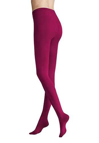 Hudson Damen Strumpfhosen Micro 50 semi-blickdicht 50 DEN Berry pink 0957 38-40 von Hudson