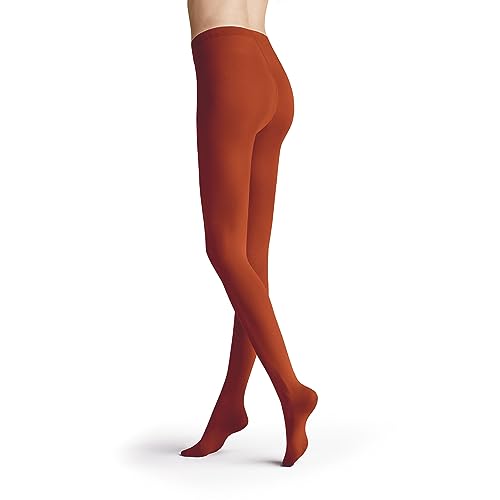 Hudson Damen Strumpfhosen Micro 50 semi-blickdicht 50 DEN Rust red 0870 38-40 von Hudson