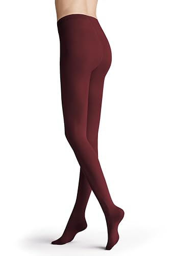 Hudson Damen Strumpfhosen Micro 50 semi-blickdicht 50 DEN deep red 0540 42-44 von Hudson