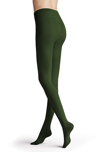 Hudson Damen Strumpfhosen Micro 50 semi-blickdicht 50 DEN moss green 0537 42-44 von Hudson