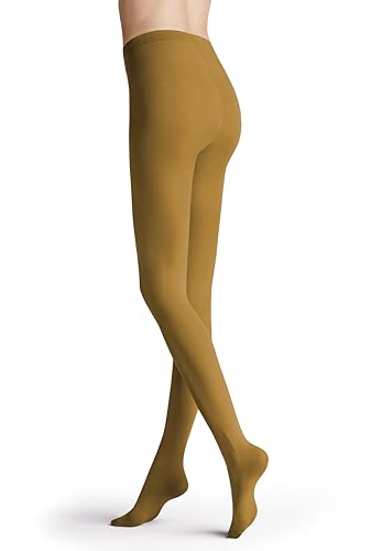 Hudson Damen Micro 50 semi-Blickdicht Strumpfhose, 50 den, ocher Yellow, 16-44 von Hudson