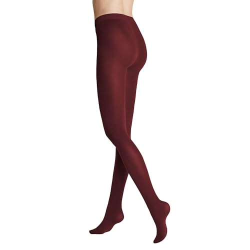 Hudson Damen Strumpfhosen Relax Fine blickdicht 137 DEN deep red 0540 40-42 von Hudson
