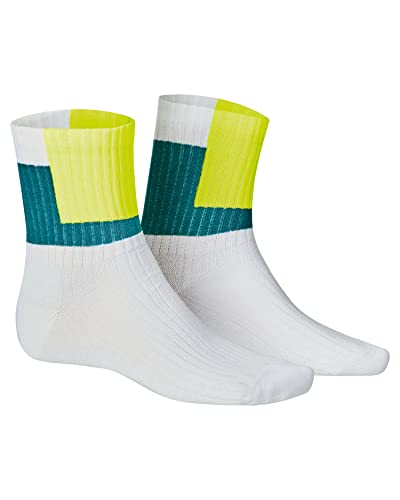 Hudson Herren Socken Block Fashion White 0008 43/46 von Hudson