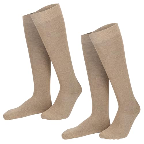 Hudson Herren Kniestrümpfe Only 2-Pack wärmend Beigemel. 0723 43/46 von Hudson