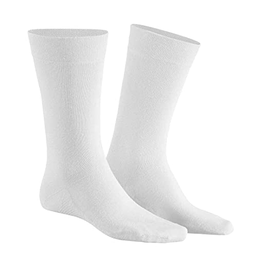 Hudson Herren Socken Dry Cotton klimaregulierend White 0008 43/46 von Hudson