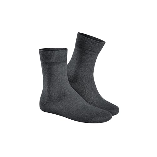 Hudson Herren Socken Relax Cotton weich Grau-mel. 0550 43/46 von Hudson