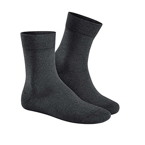 Hudson Herren Socken Relax Cotton weich Grau-mel. 0550 47/50 von Hudson