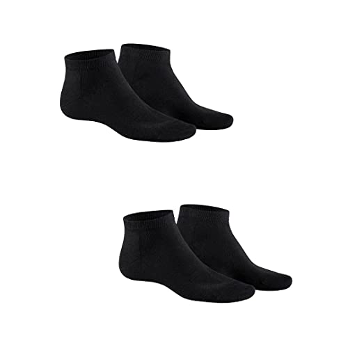 Hudson Herren Sneaker Socken, 024481 Only, 2er Pack, Gr. 39/42, Schwarz (Black 0005) von HUDSON