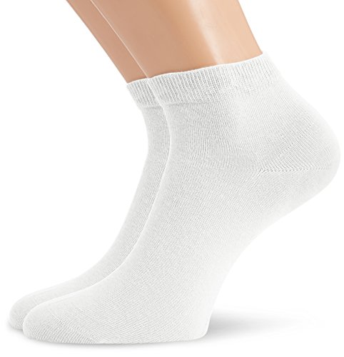 Hudson Herren Sneaker Socken, 024481 Only, 2er Pack, Gr. 39/42, Weiß (White 0008) von HUDSON