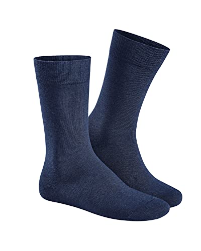 Hudson Herren Relax Cotton Druckfreier Bund Socken, Marine 0335, 41/42 von Hudson