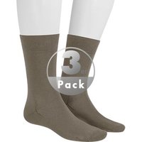 Hudson Herren Socken beige Baumwolle unifarben von Hudson