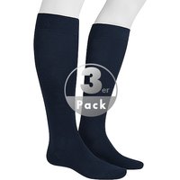 Hudson Herren Socken blau Baumwolle unifarben von Hudson