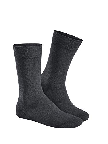 Hudson Herren Stricksocken Relax Cotton 2´er Pack Graumeliert I 41-42 von Hudson