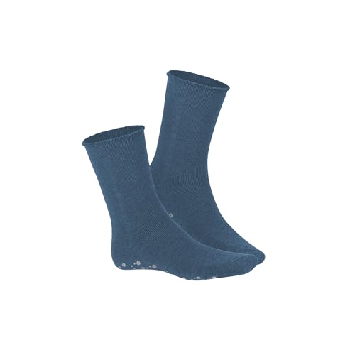 Hudson Herren weiche Kuschelsocken mit ABS, 004846 Homepads, Gr. 39/42, Blau (Light Jeans 0277) von Hudson