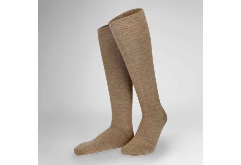 Hudson Kniestrümpfe Relax Woolmix Clima (1-Paar) Herren Kniestrümpfe aus einem Mix aus Baum- und Schurwolle von Hudson